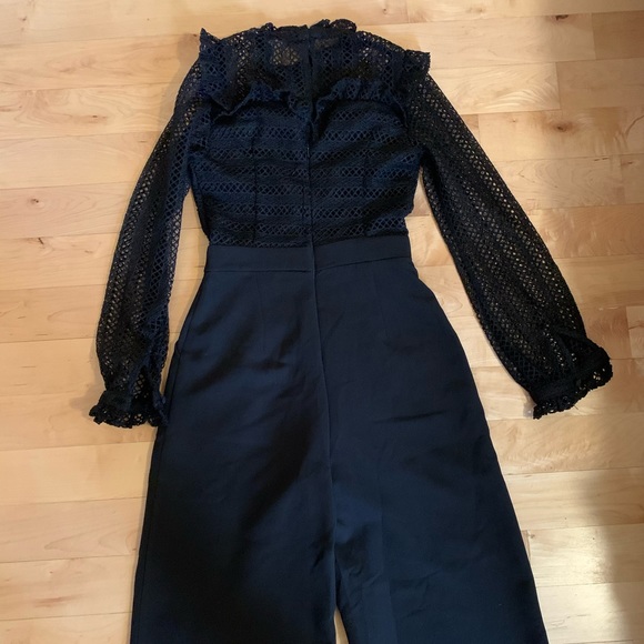 Adelyn Rae Lace Culotte Jumpsuit - Picture 5 of 6